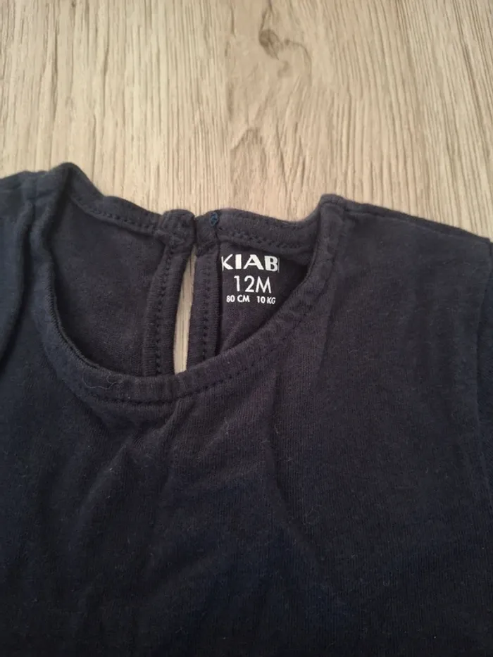 Robe noire neuve 12 mois kiabi - photo numéro 2