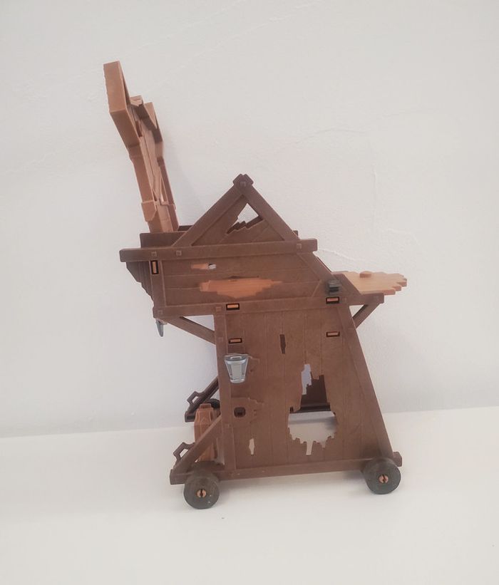 Playmobil Médiéval Knights barbare une tour d'assaut mobile très bon état - photo numéro 7