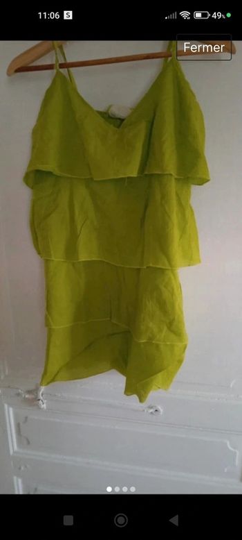 Très beau haut vert pistache