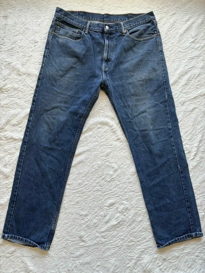 Jean Levi’s 505 Straight fit droit Bleu Homme/Unisexe W38 L32 (XL/48) taille haute - photo numéro 4