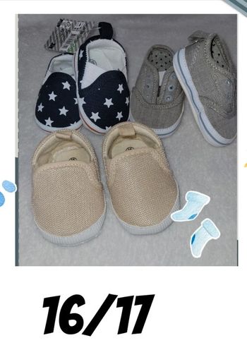 Lot 3 paires chaussures bébé marque mélangé