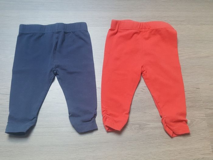 Lot de 2 legging taille 74
