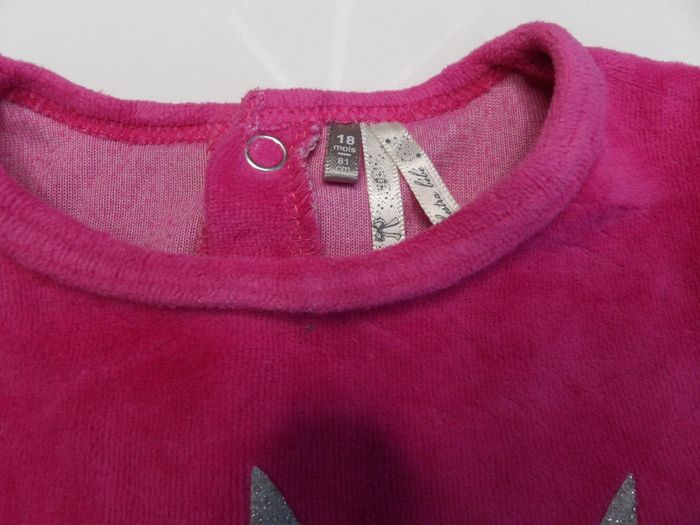 Pyjama velours fushia - 18 mois - orchestra - photo numéro 6