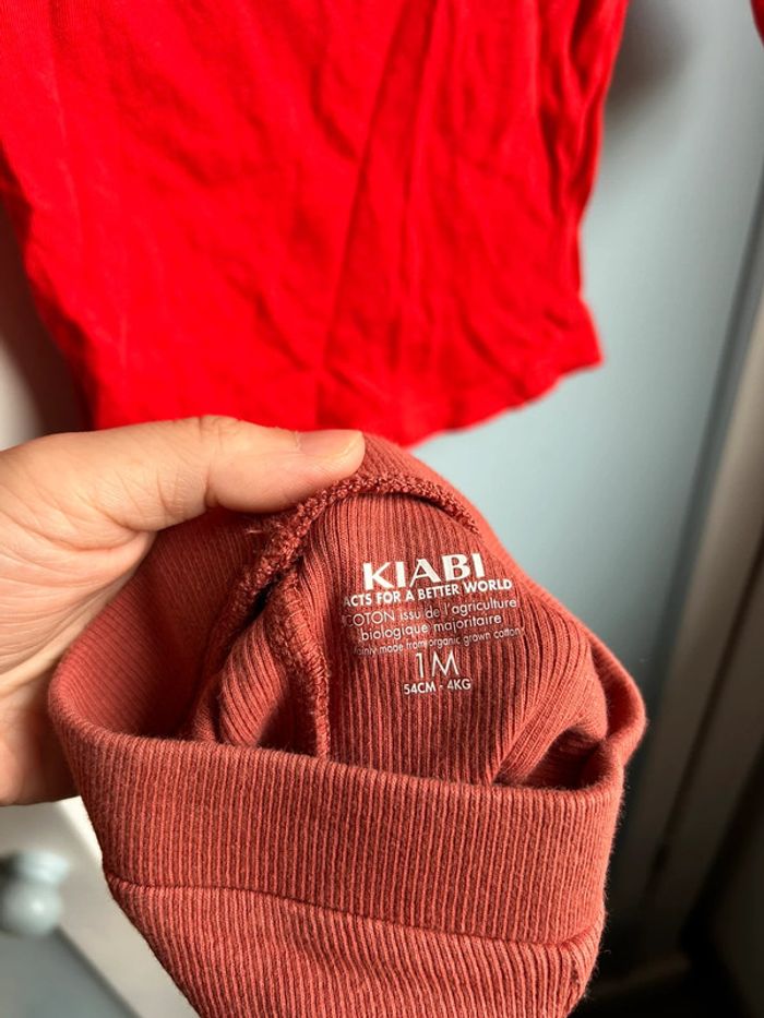 Ensemble tee shirt manches longues et legging , 1 mois - photo numéro 4