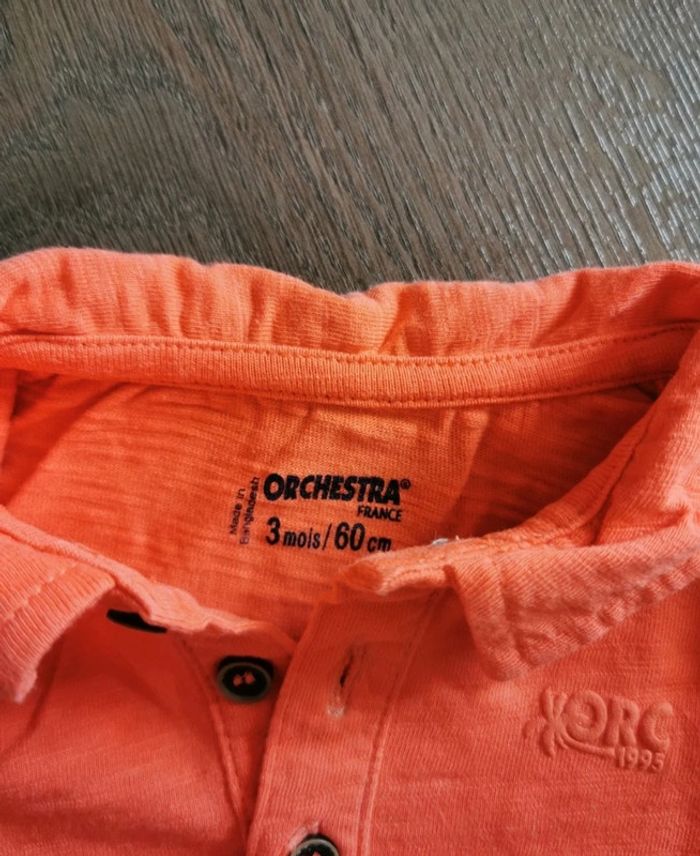 T-shirt polo bébé garçon 3 mois neuf - photo numéro 2