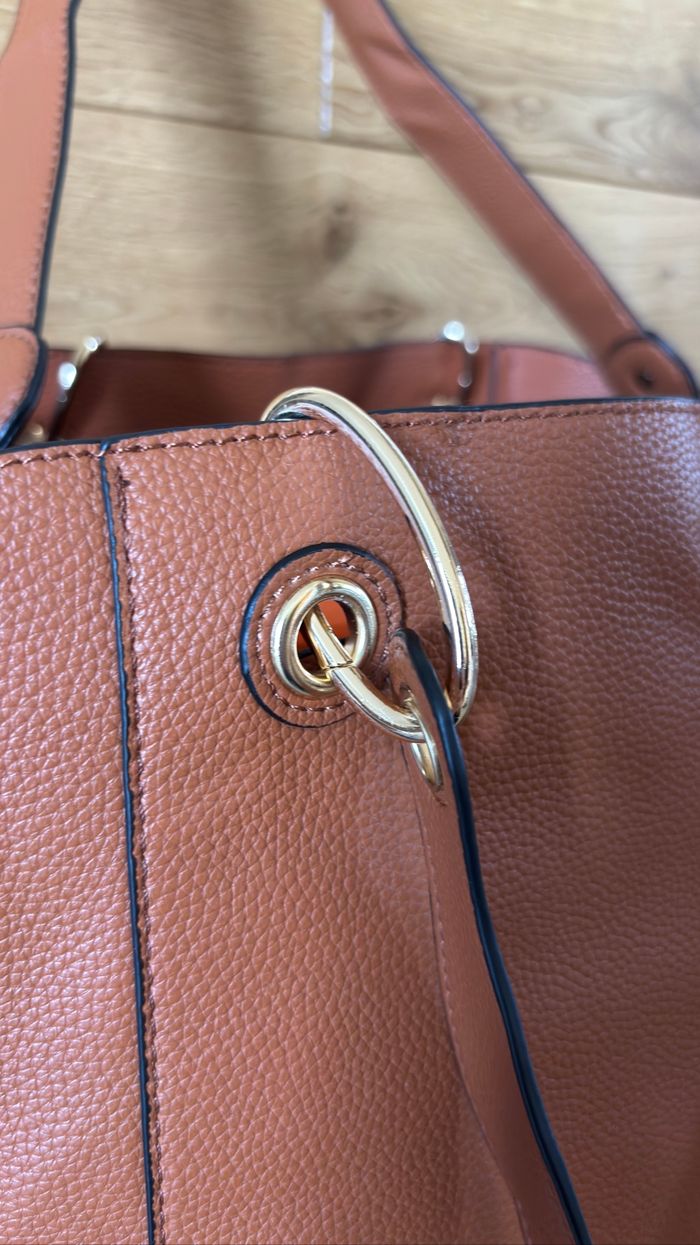 Sac à main marron neuf chic & modulable coup de cœur assuré - photo numéro 3