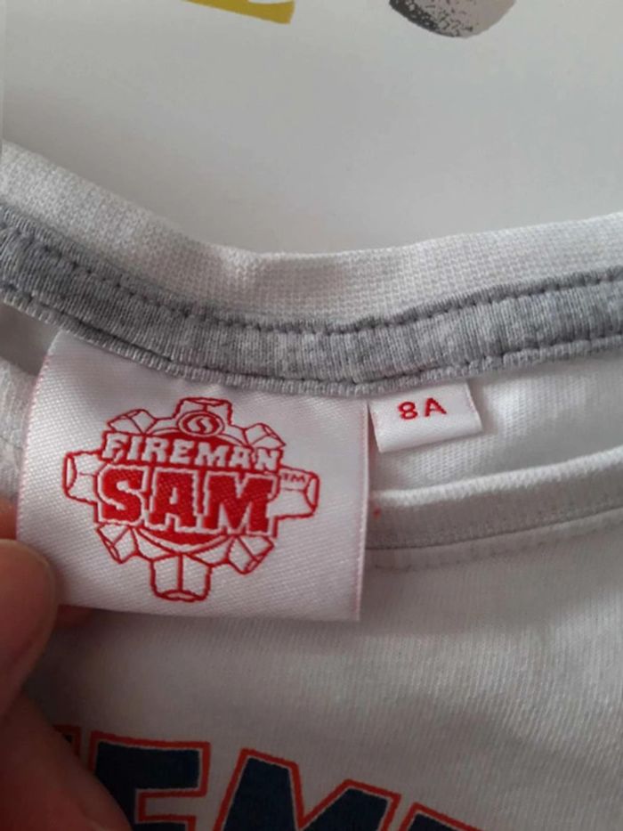 Tee-shirt  Fireman Sam 8  ans - photo numéro 3