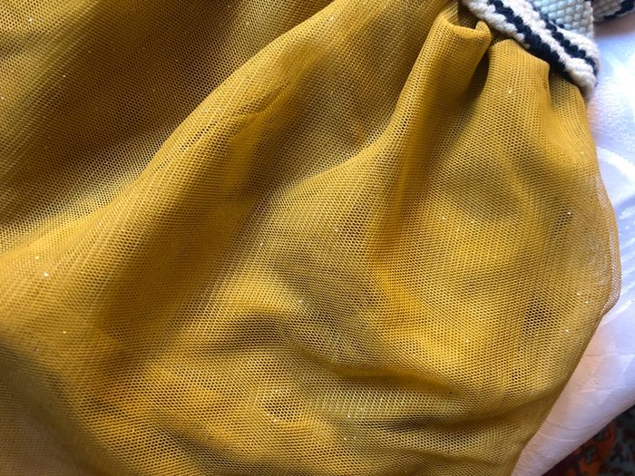 Robe tutu jaune à paillettes taille 23 mois - photo numéro 3