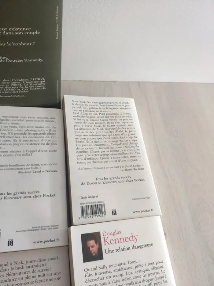 Lot 7 livres Kennedy cinq jours charmes vie conjugale Ned Allen bonheur relation piège homme - photo numéro 4