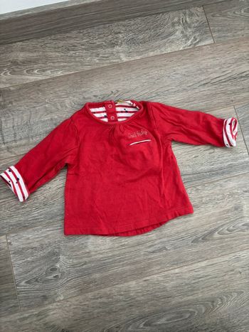 Tee shirt manches longues en 12 mois