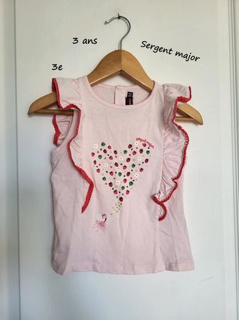 T-shirt à volants sergent major