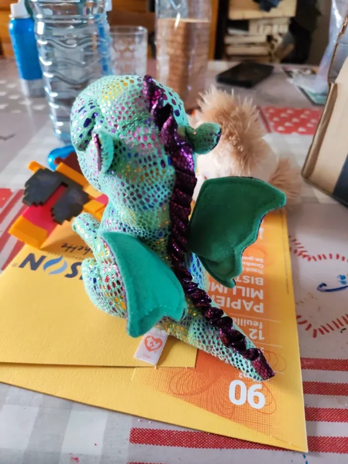 Peluche dragon ty - photo numéro 2