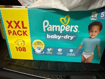 Pampers baby dry taille 5 xxl