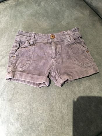 Short velours chino