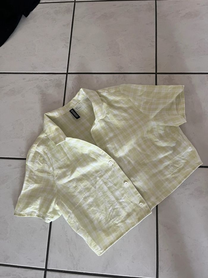 Chemisier à carreaux