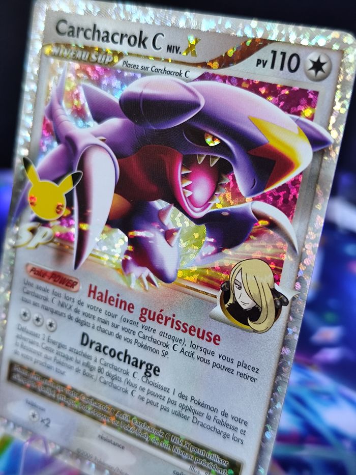 Carte pokémon neuve 🇨🇵 Carchacrok 145/147 Célébration 25 ans - photo numéro 3