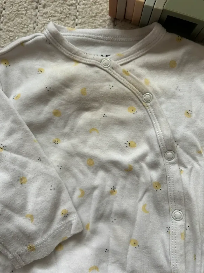 Pyjama 2 pièces blanc - photo numéro 2