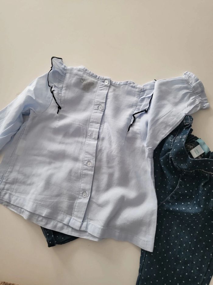 Ensemble chemisier et jean Obaïbi - photo numéro 4