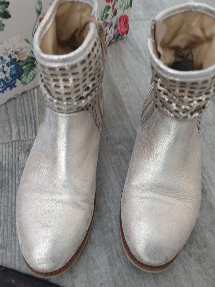 Bottines cuir