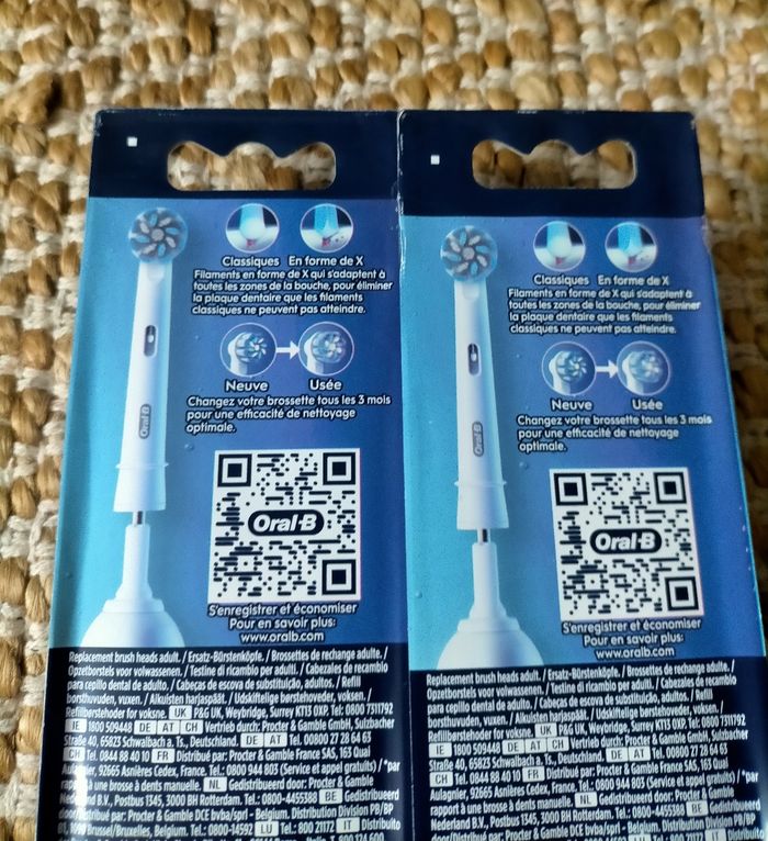 Lot 8 brossettes Oral-B pro sensitive clean - photo numéro 3