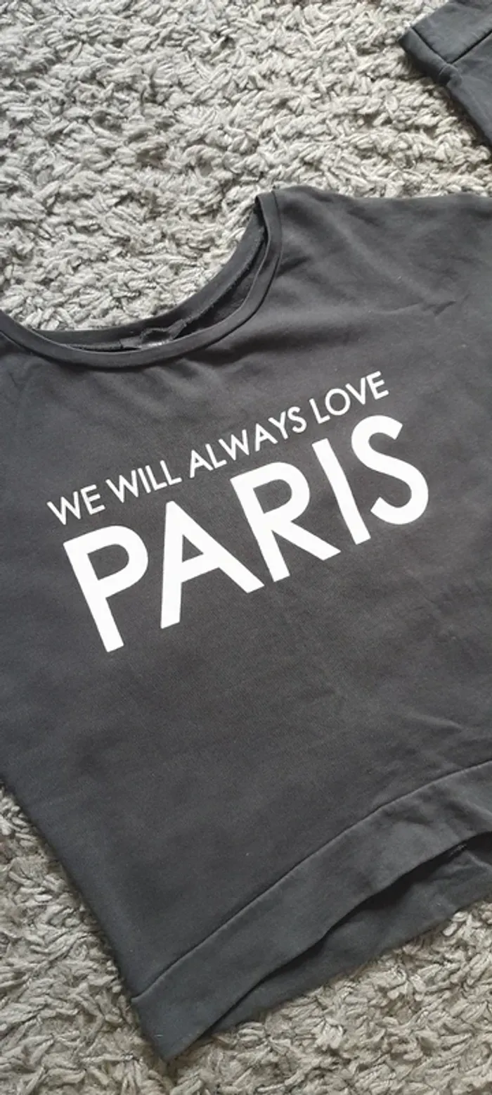 Sweat inscription Paris - photo numéro 8