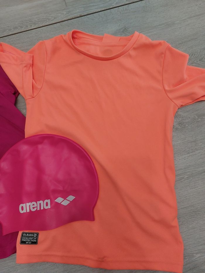 Ensemble t-shirt uv + bonnet