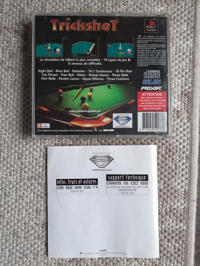 Playstation 1 trickshot - photo numéro 2