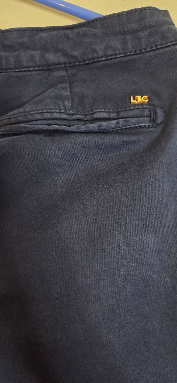 Pantalon Le Temps des Cerises T.29 (38/40 FR) – bleu marine – coupe slim chic – excellent état - photo numéro 4