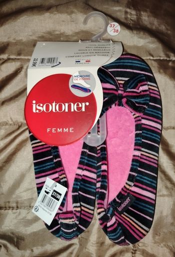 Chausson ballerine isotoner taille 37/38