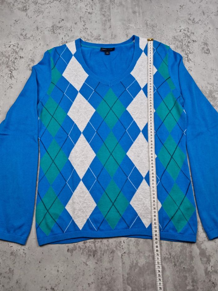 Pull col V à losanges Tommy Hilfiger L Femmes - photo numéro 10