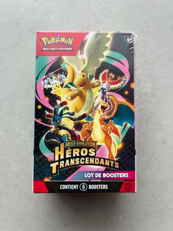 Pokémon Mega-Évolution Héros Transcendants - Lot de Boosters