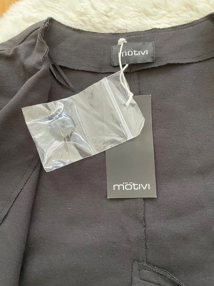 Veste courte noire neuve Motivi taille 40 - photo numéro 4