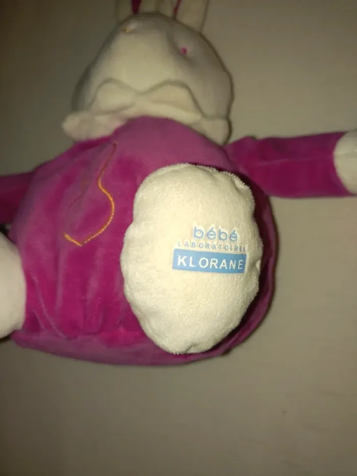 Peluche Lapin Klorane - photo numéro 2