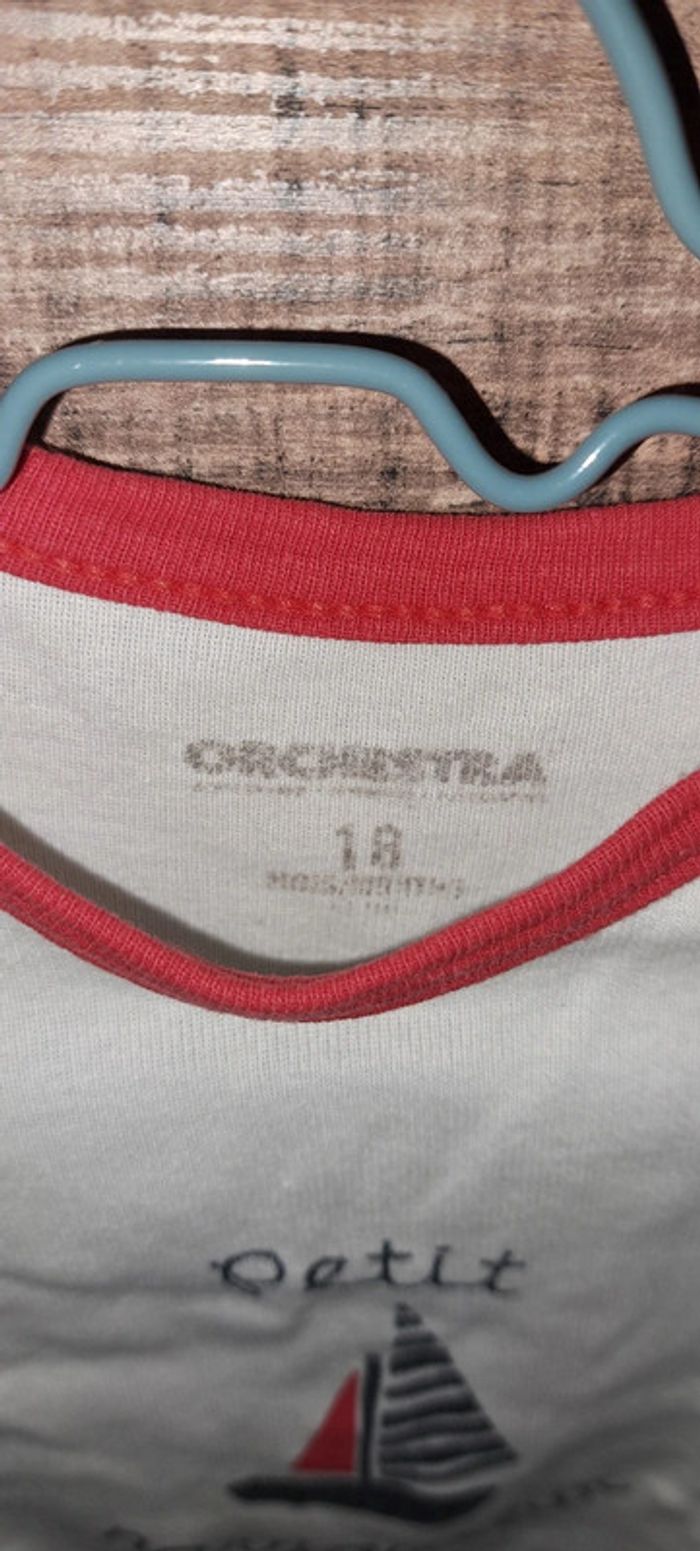 Body manches courtes Orchestra 18 mois - photo numéro 3