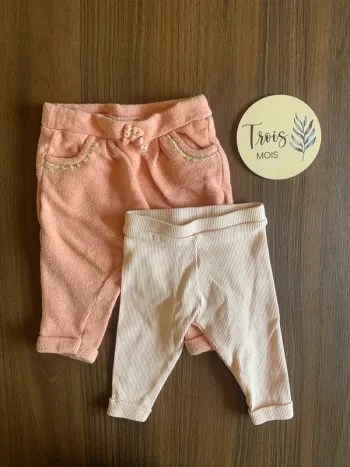 Lot pantalons TAO 3 et 6 moi fille