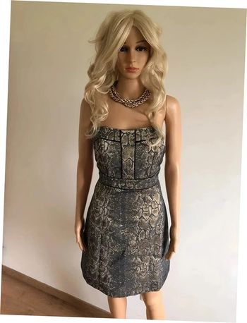 Robe bustier imprimée python neuve Morgan taille 38 (valeur 79€)