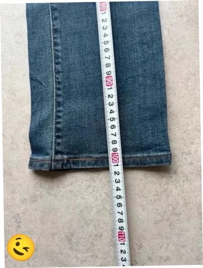 Jeans Levi's Bold Curve W27 FR36 coupe droite bleu Femme Women pan530b - photo numéro 3