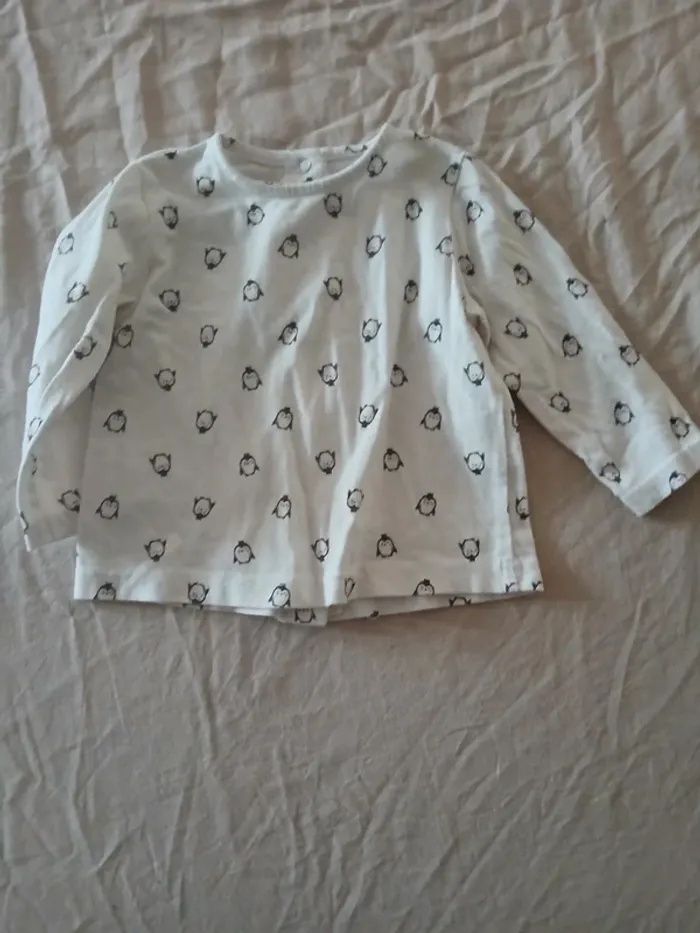 Tee-shirt manches longues 12 mois - photo numéro 2