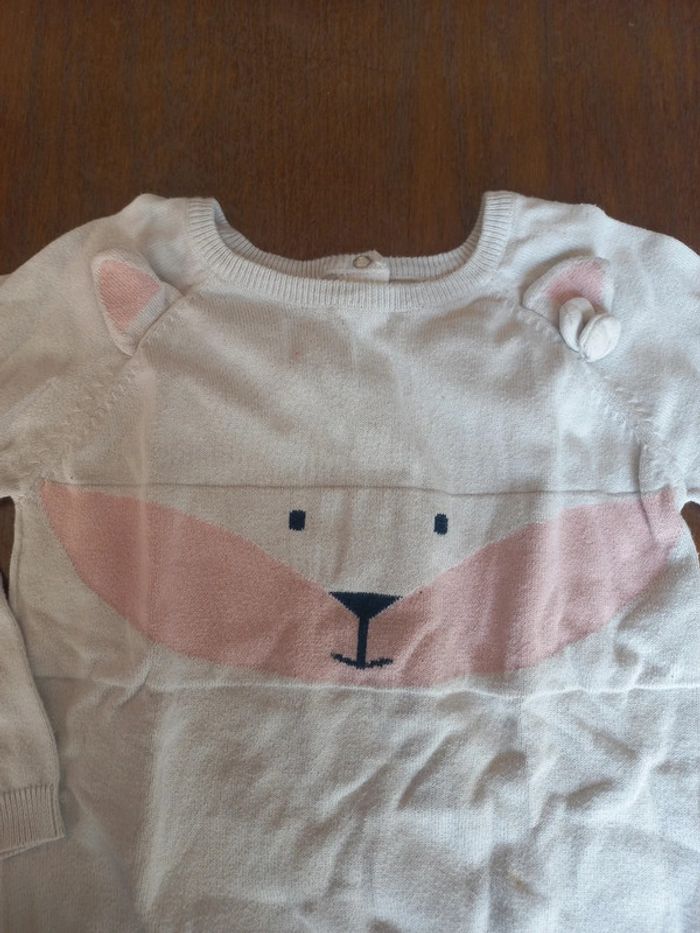 Joli pull ourson 3 ans mes petits cailloux - photo numéro 3