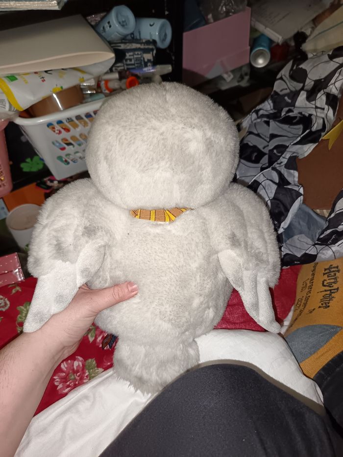Peluche chouette Harry potter vintage - photo numéro 2