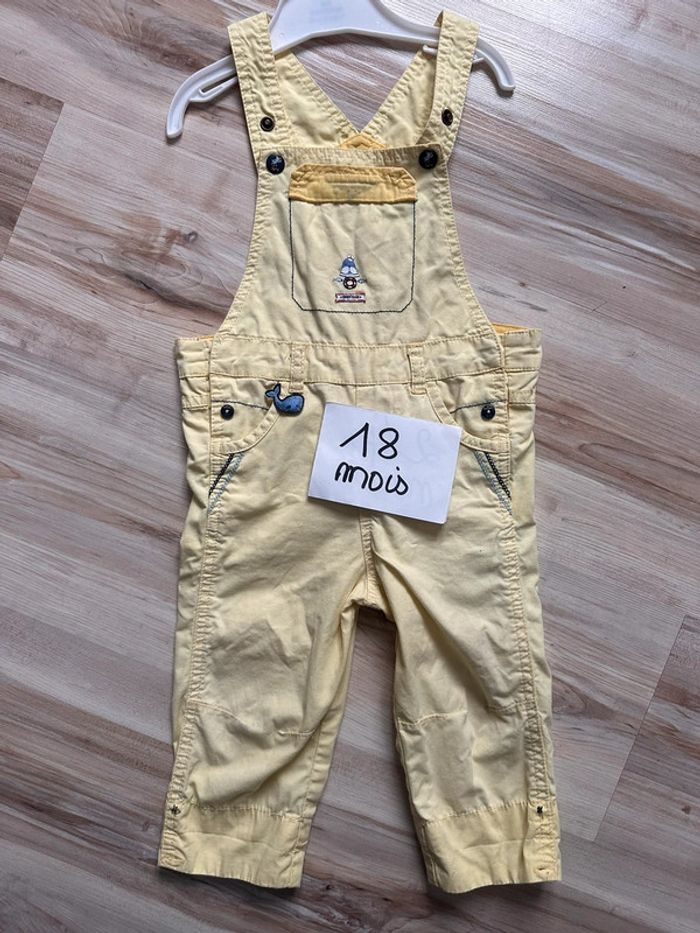Salopette jaune Sergent Major 18 mois
