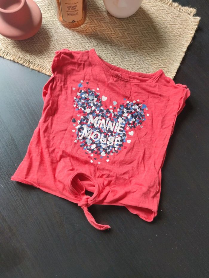 Tee shirt rouge Minnie