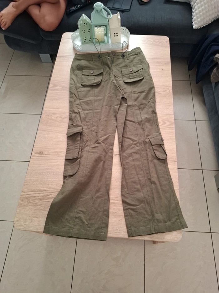 Pantalon femme kaki reclaimed vintage neuf