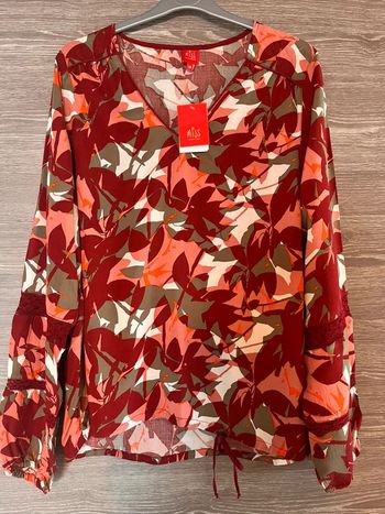 Blouse imprimée macramé 38 neuf étiquette Captain Tortue