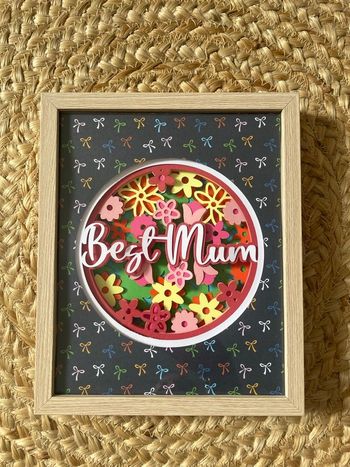 Cadre 3D Best Mum
