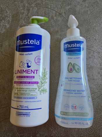 Liniment + eau nettoyante MUSTELA