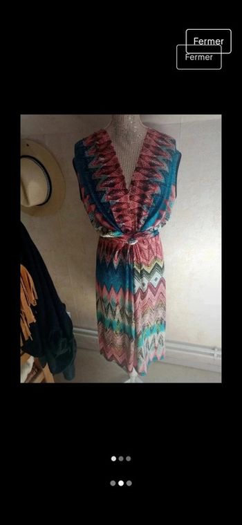 Robe multicolore primptemps été