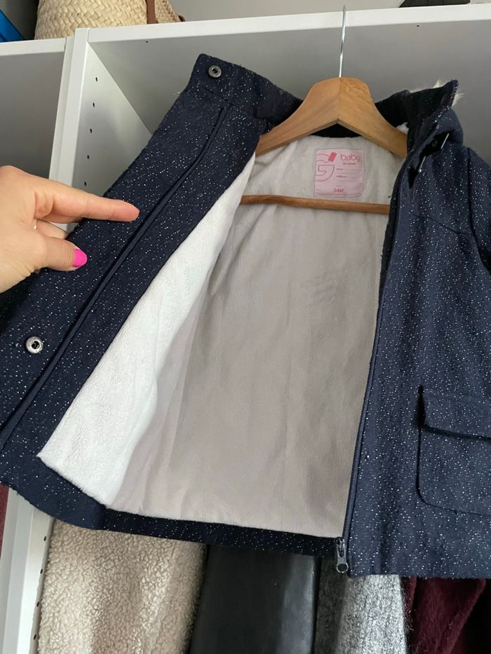 Manteau bébé fille  taille 24 mois - photo numéro 3