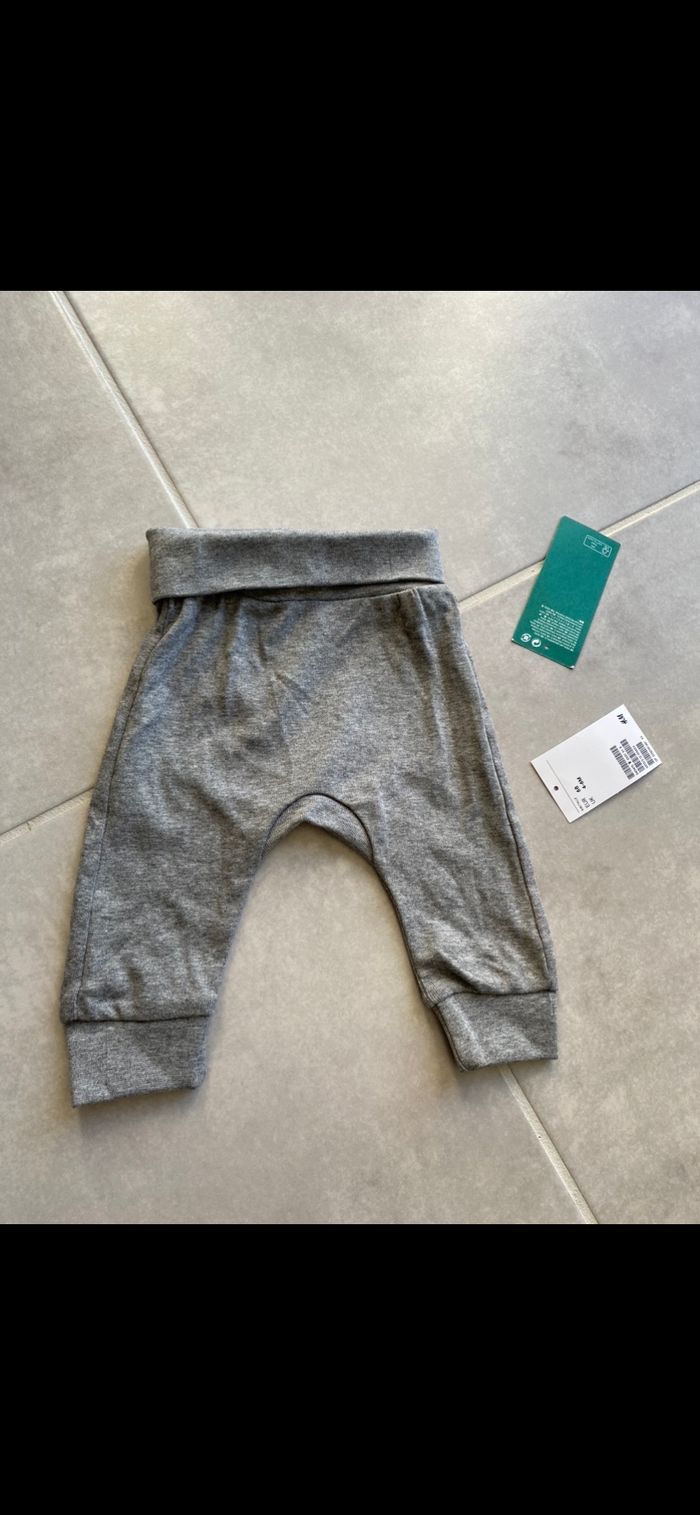 Pantalon / jogging mixte coton organic 3 mois - photo numéro 2
