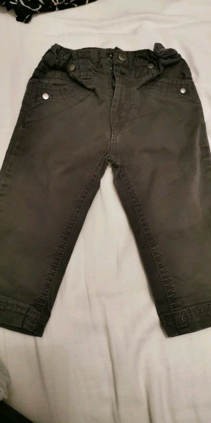 Pantalon toile 9-12 mois DPAM - photo numéro 2